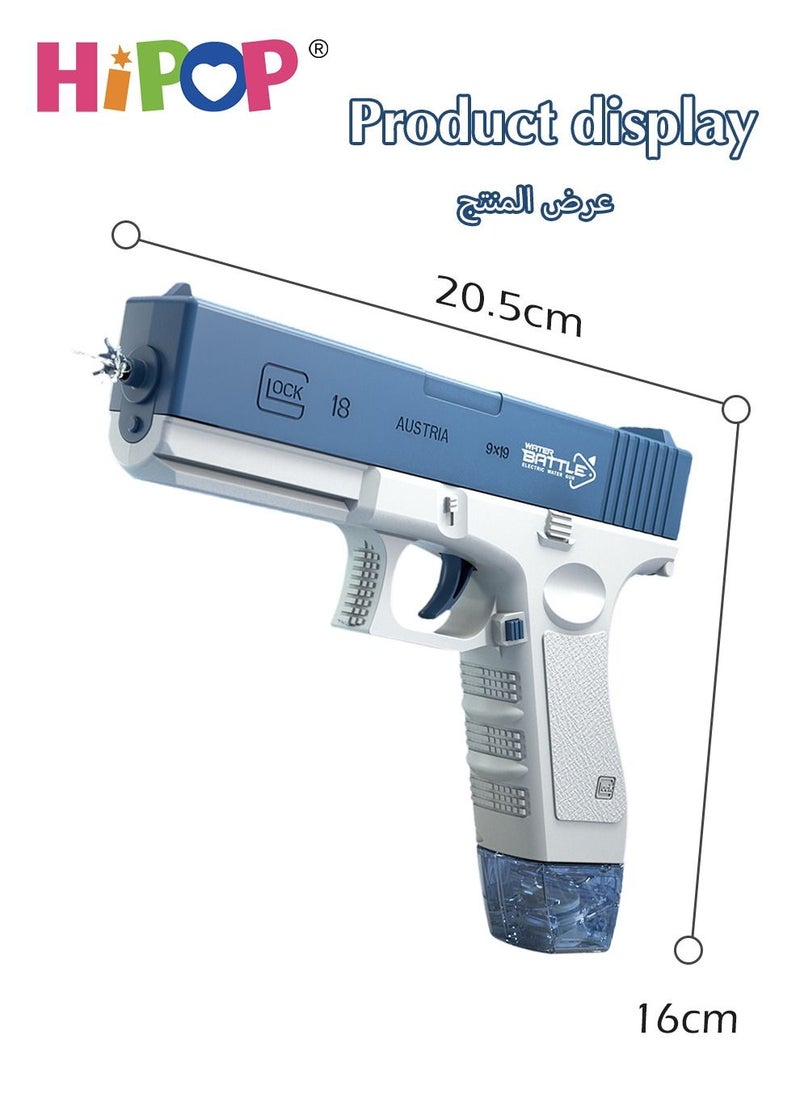 HIPOP - Glock Water Gun Toy for Kids,Electric Succession with Double Magazine Children's Water Play Toy,Fighting Toy Water Gun - Image 1