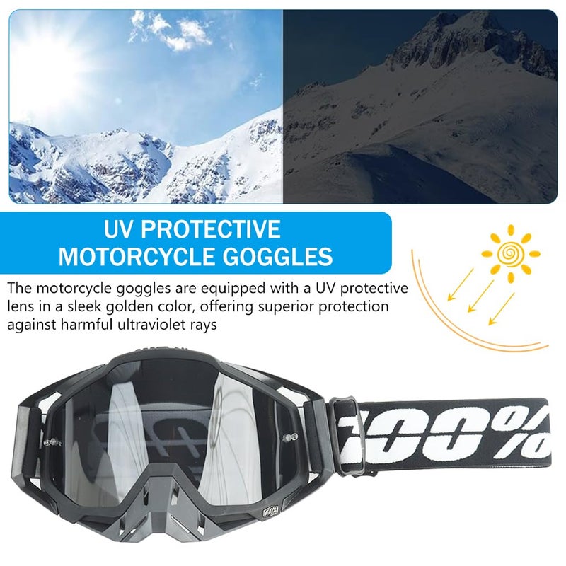 PROBEROS® Unisex Motorcycle Riding Goggles for Men & Women - Image 4