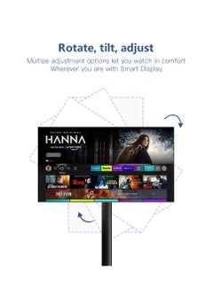 Generic Portable 21-Inch UHD 4K Touch Screen Monitor with Mobile Stand & Lifter ,Built-in Battery ,360° Rotation ,Floor Stand ,Full Movement Display ,Compatible with Play Store for Home, Office & Presentations  - Image 5