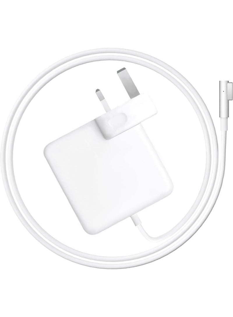 Zexen 85W Power Adapter Charger Cord for Macbook Mac Pro 15inch & Mac Pro 17inch (mid-2009 to mid-2012 released) MagSafe1 L-tip 18.5V,4.6A (White) - Image 1