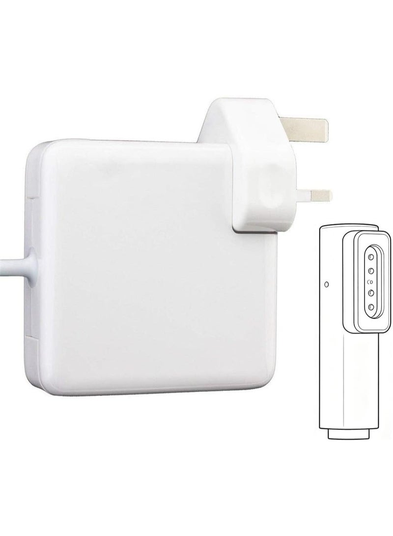 Zexen 85W Power Adapter Charger Cord for Macbook Mac Pro 15inch & Mac Pro 17inch (mid-2009 to mid-2012 released) MagSafe1 L-tip 18.5V,4.6A (White) - Image 2