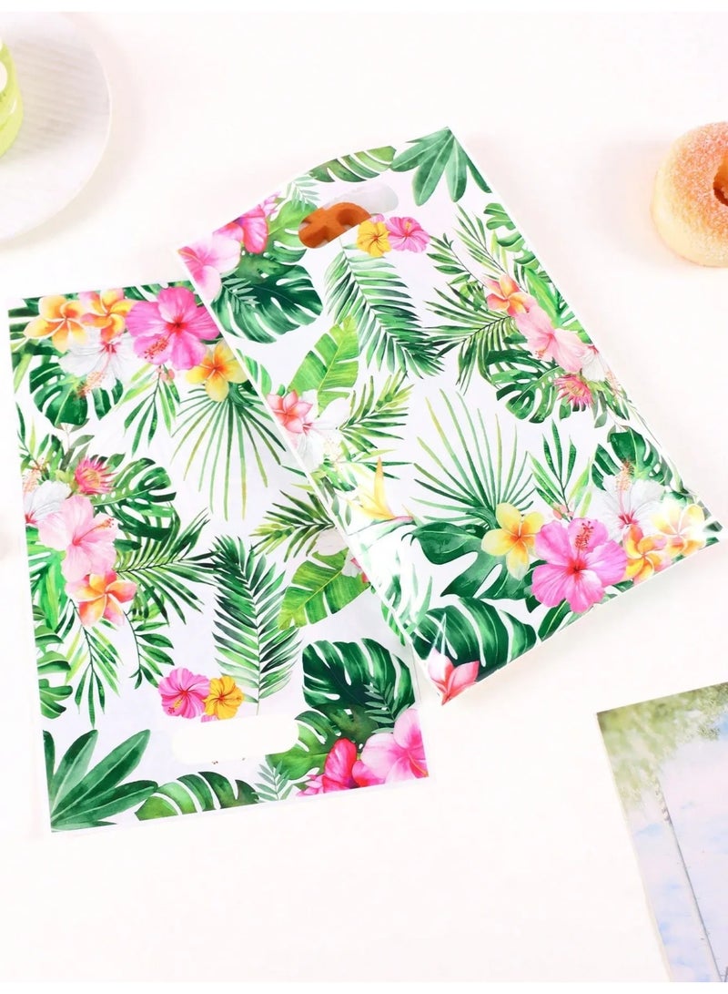 اكياس توزيعات مجموعه من 20 كيس من اكياس الهدايا و التوزيعات بطبعات الأزهار والأوراق الخضراء تضيف لمسة مبهجة  لأي مناسبه مثاليه لحفلات اعياد الميلاد و الحفلات ذات الطبع الخاص - Image 4