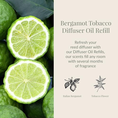 Archipelago Botanicals Havana Diffuser Oil Refill, Bergamot, Tobacco Flower and Ylang Ylang (7.85 fl oz) - Image 2