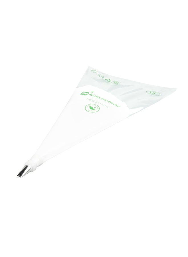 Restaurantware Pastry Tek Pastry Tip, 1 Reusable Basketweave Piping Tip - #48, Dent-Resistant, Stainless Steel Icing Tip, Dishwasher-Safe, Decorate Cupcakes, Cakes, or Cookies - Image 2