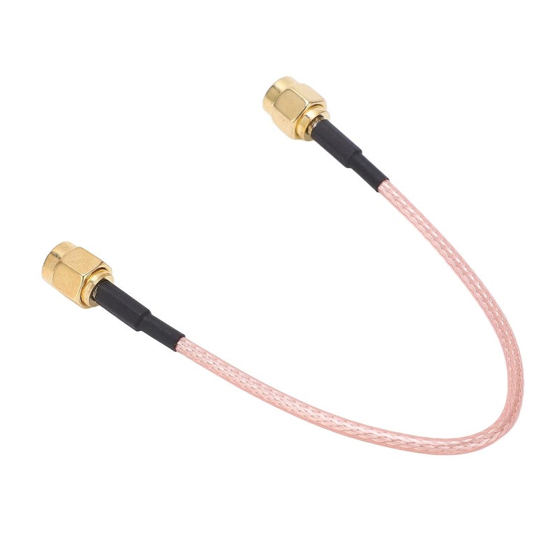 5Pcs RF Coaxial Cable SMA J to SMA J, 50Ω Impedance Audio Connector, Double Shielded Extension Cord for GPS Hotspots, Industrial Use with Low Loss, TFL - Image 3