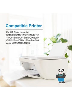 Asta ASTA 1415 Toner CE320A CE321A CE322A CE323A 128A Color Toner Cartridge Compatible For HP LaserJet CP1525n CP1525nw CM1415fnw Printer Office 128 CE E 320 321 322 323 A  - Image 3
