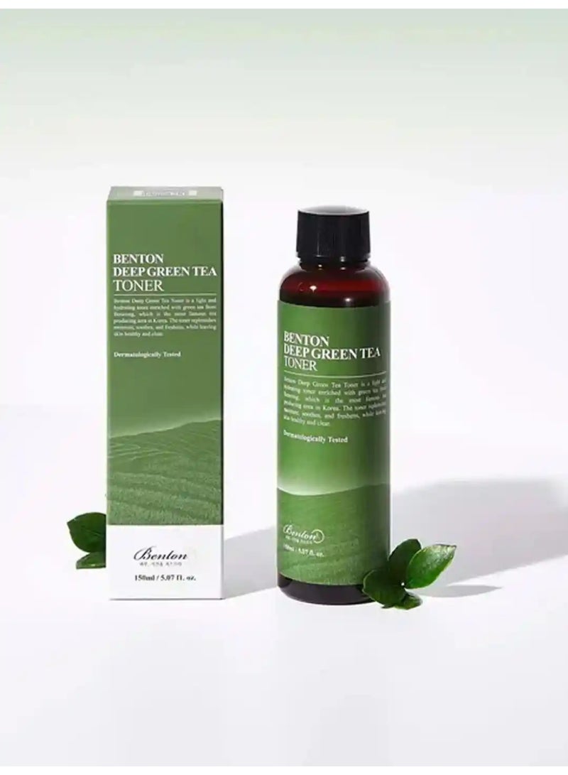 Benton Deep Green Tea Toner 150ml - Image 2