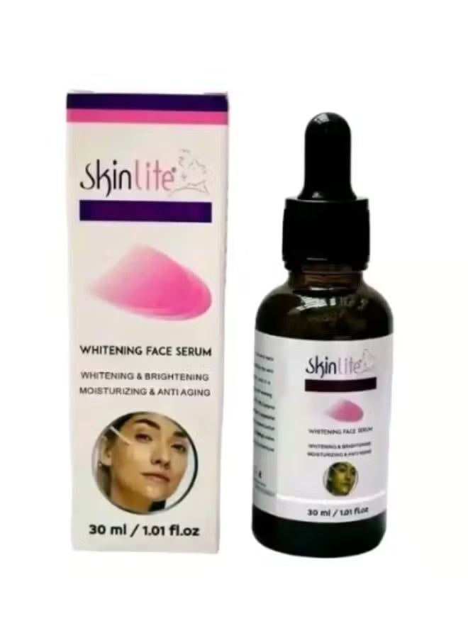 Skinlite Whitening Face Serum 30ml - Brightening, Moisturizing & Anti-Aging Skin Renewal Formula