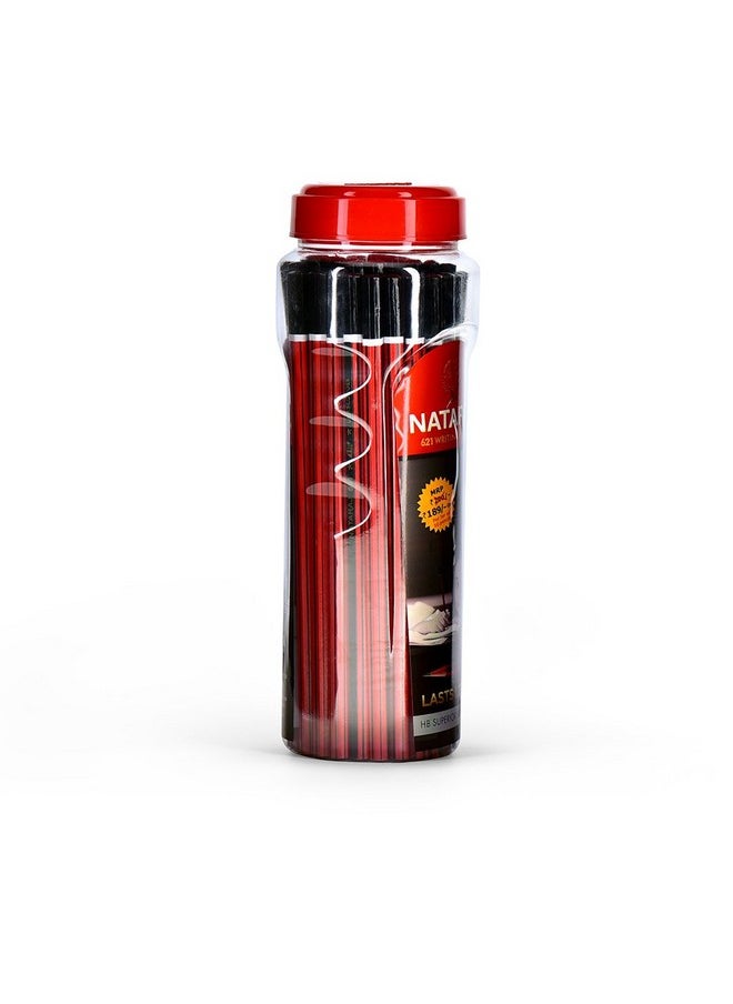 NATARAJ - Nataraj 621 Pencil Jar | Smooth and Reliable Writing | Lightweight Pencil with Comfortable Grip for Extra Smooth Writing |Use for School & Office Purpose | Hex Shape | Easy to Sharpen |(Pack of 50) - Image 1