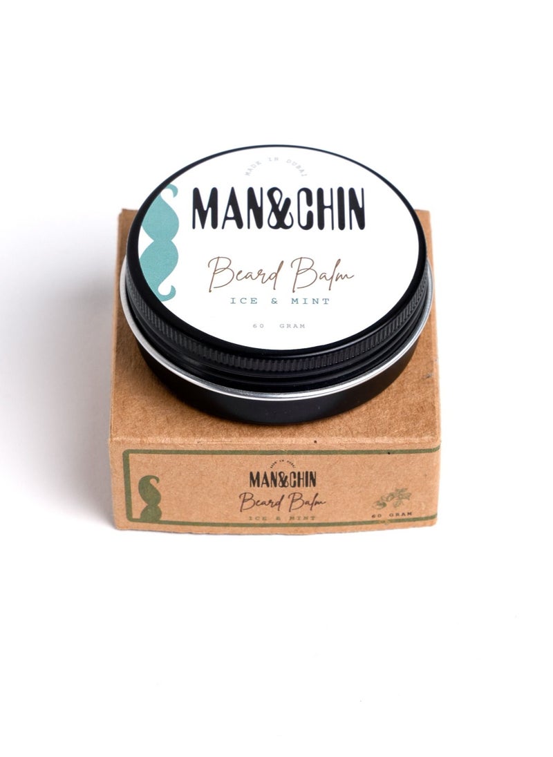 MAN&CHIN Beard Balm - Ice and Mint  - Image 1
