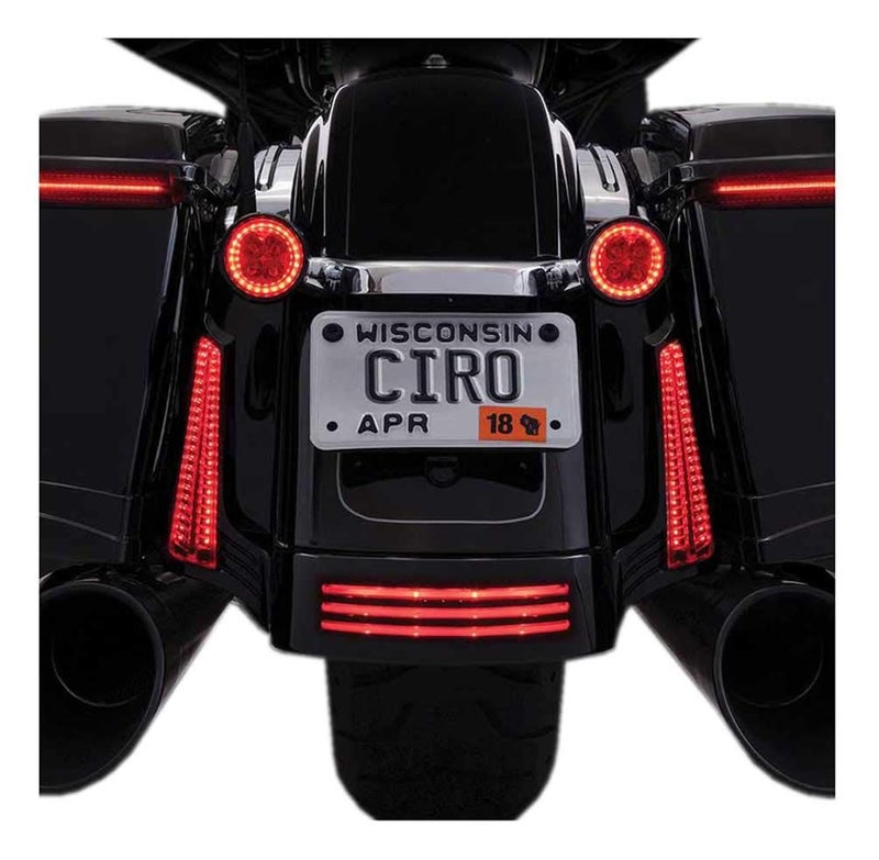 CIRO FangÂ® Rear LED Signal Light Inserts (Black)
