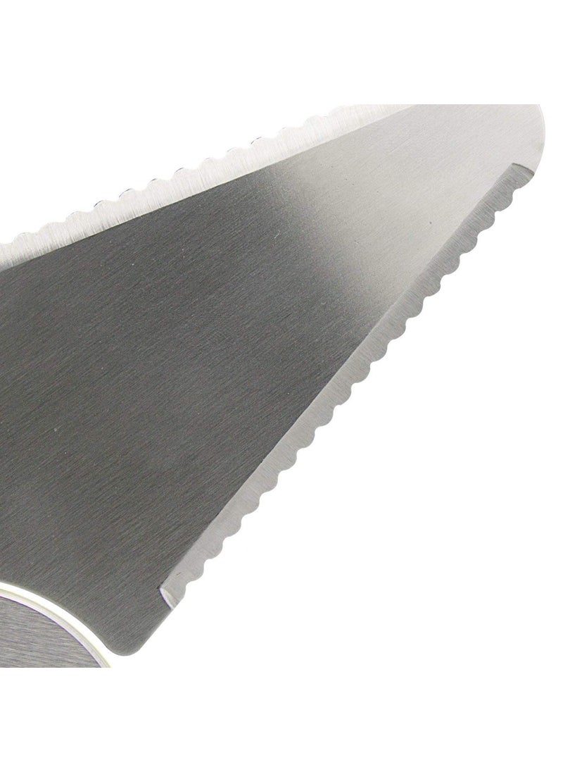 Go Hooked Pizza Cutter Wheel Pizza Pie Slicer and Server 2 in 1 Wheel Pizza Cutter