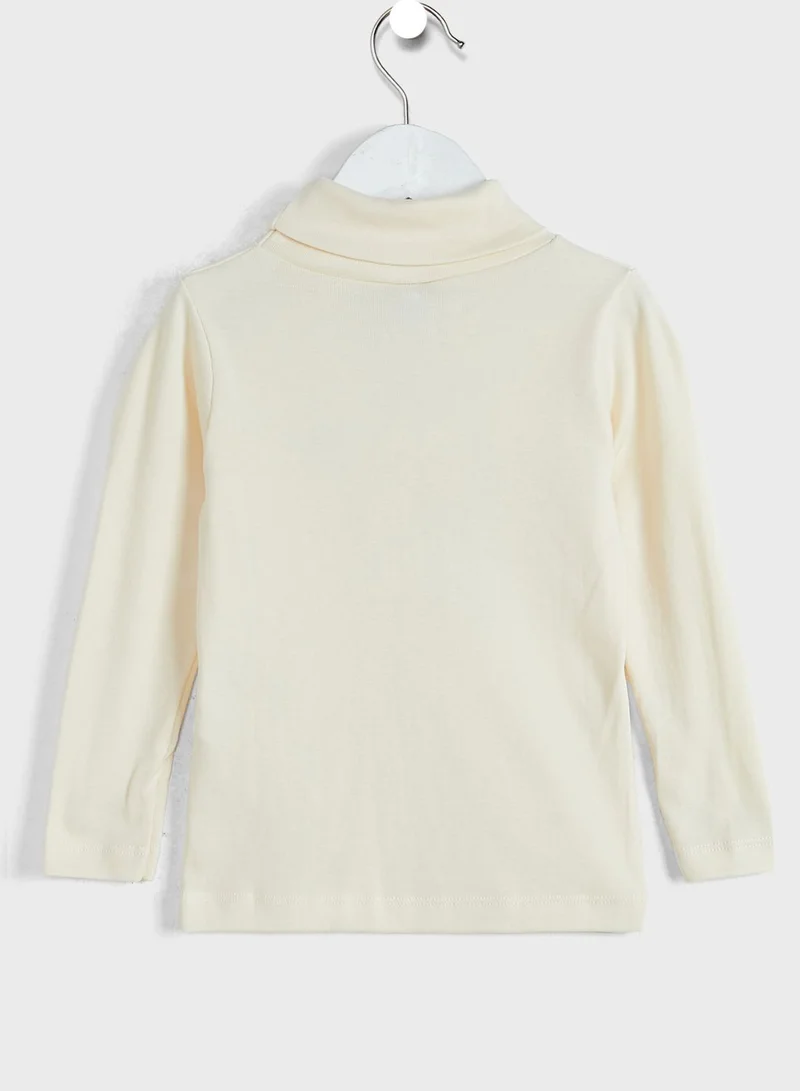 Petit Bateau Kids High Neck T-Shirt