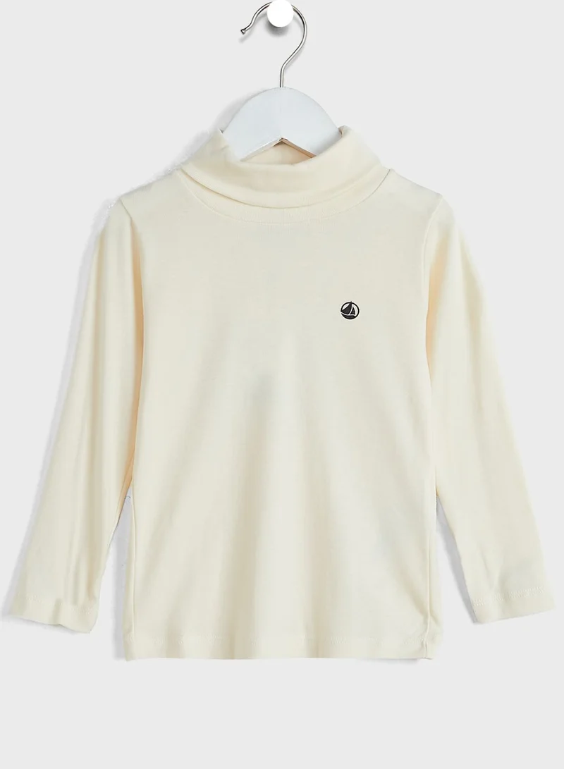 Petit Bateau Kids High Neck T-Shirt