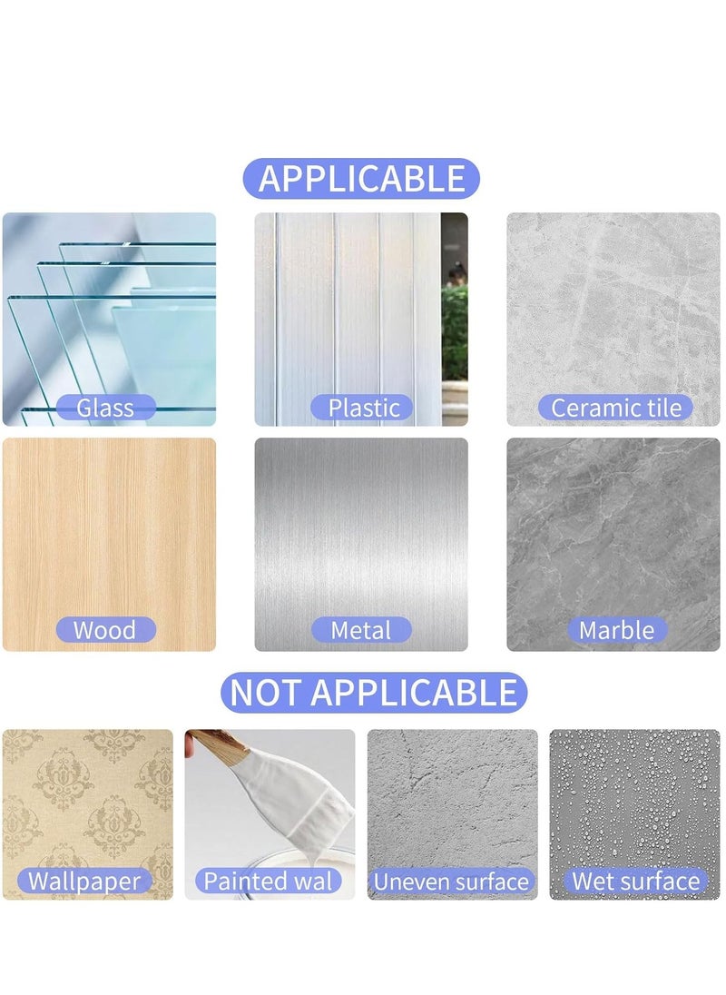 Double Sided Adhesive Tape, 30 PCS Double Sided Adhesive Pads, 2in Two Sided Pre-Cut Circle Tape, Sticky Tack Double Sided Tape for Walls Hanging, 2 Sided Nano Wall Mount Heavy Duty Removable (50mm)