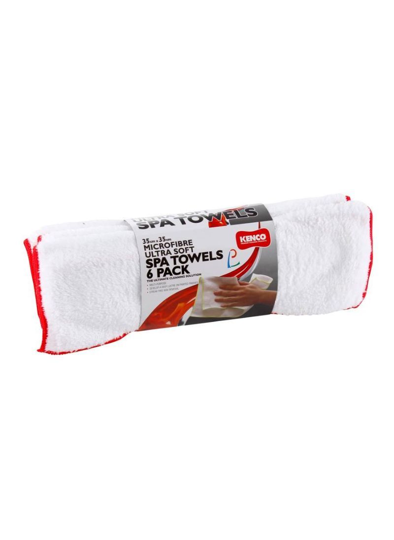ACE Ultra Soft Multi Purpose Spa Towel Pack 35 x 35 cm 6Pcs 