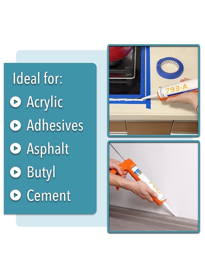 Heavy Duty Silicone Gun Manual Internal Cartridge Adhesive, with Anti-Drip - Image 3