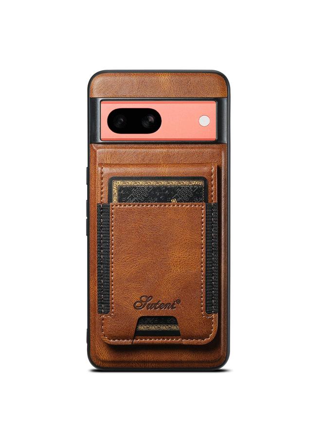 Suteni Case For Google Pixel 7a H17 Oil Eax Leather Detachable Wallet Phone Case - Image 1