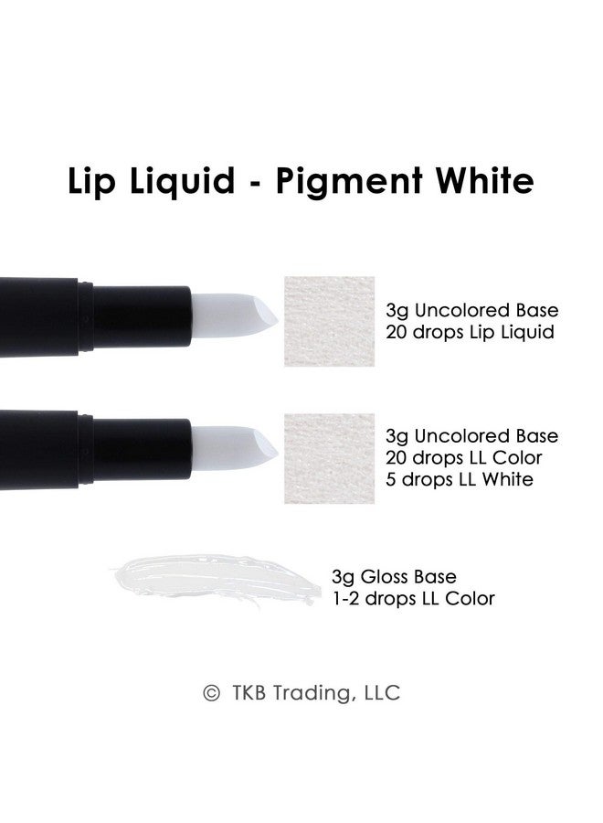 TKB Trading, LLC TKB Lip Liquid Color|Liquid Lip Color for TKB Gloss Base, DIY Lip Gloss, Pigmented Lip Gloss and Lipstick Colorant, Made in USA (1floz (30ml), Pigment White) - Image 2