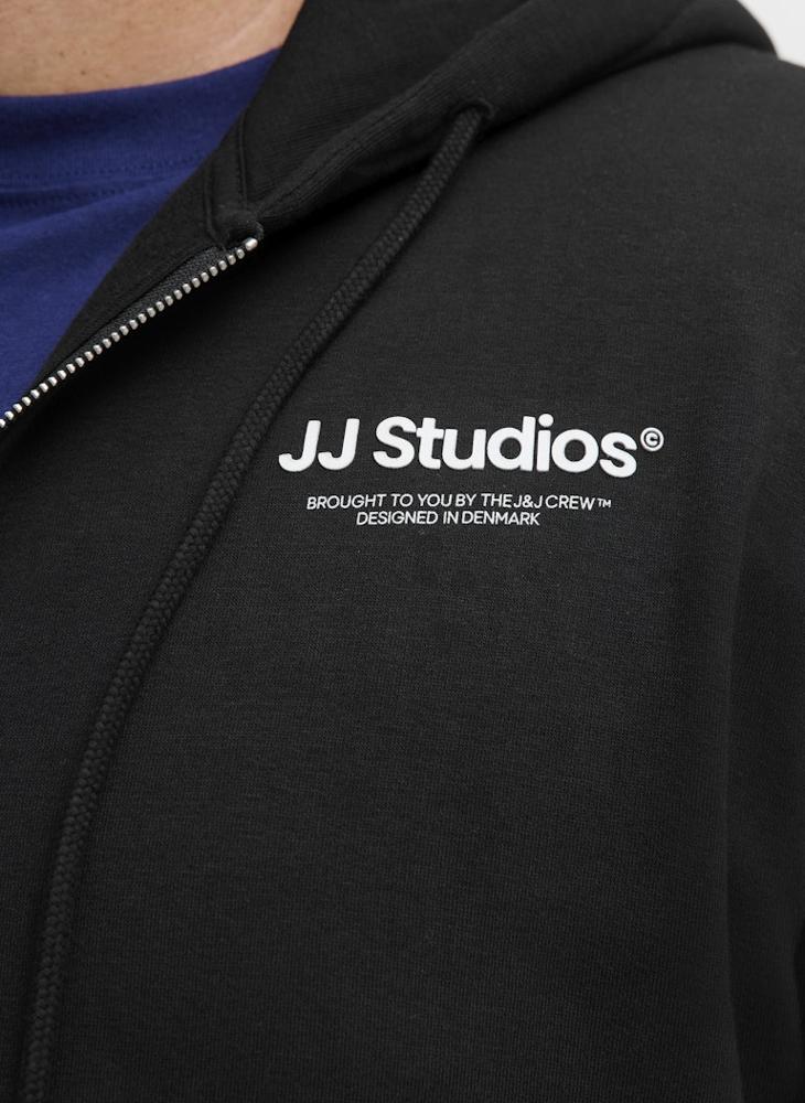 JACK & JONES Plus Size Printed Hoodie - Image 3