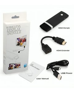 Wireless Display Dongle Receiver Black