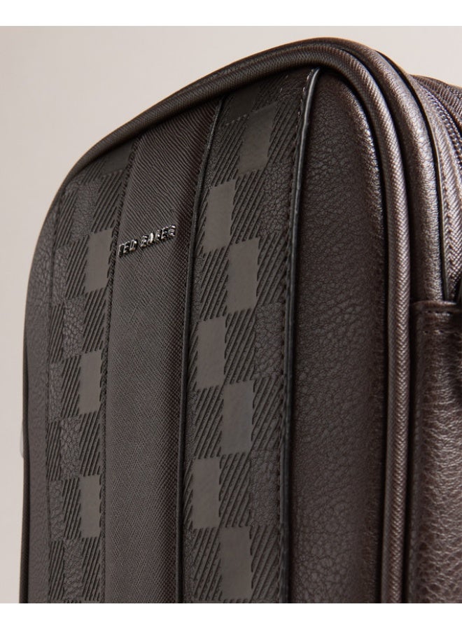 Ted Baker House Check PU Flight Bag - Image 3