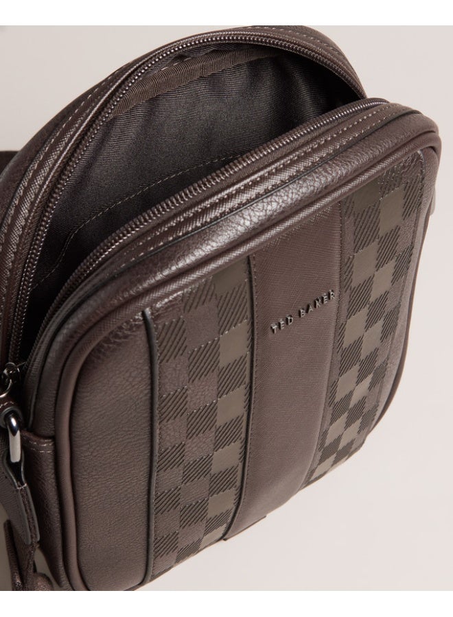 Ted Baker House Check PU Flight Bag - Image 5