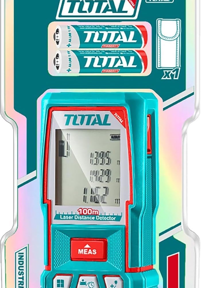 TOTAL TOTAL Digital Laser Distance Meter 100m - Image 3