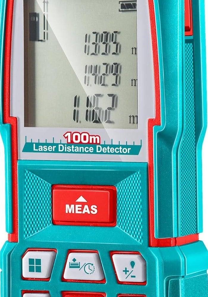 TOTAL TOTAL Digital Laser Distance Meter 100m - Image 1