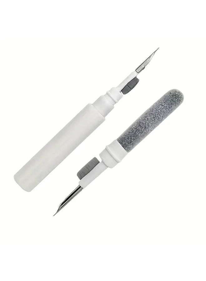 White Wireless Headset Cleaning Pen 3 In 1 Brush For Computer And Phone - Image 1