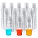 Lilymicky 1000 PACK 1 oz Plastic Shot Glasses 1 Ounce Clear Disposable Party Cups for Vodka Whiskey Tequila Mini Plastic Containers for Sauce and Sample Tasting - Image 1