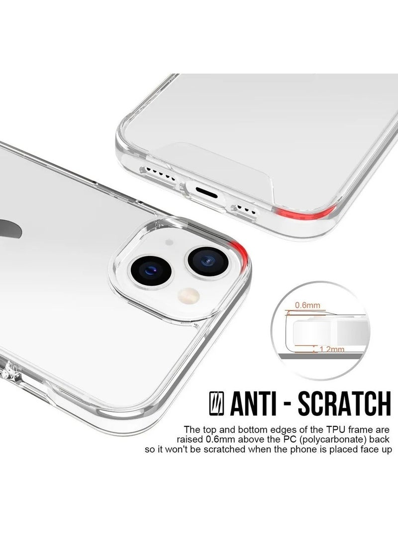Generic - Case Transparent Mental Button Space Heavy Duty Shockproof Crystal 2 IN 1 Shockproof Case For IPhone 12 Pro Max - Image 1