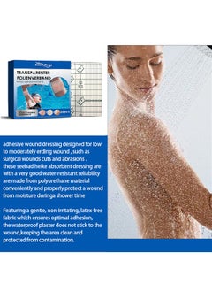 SOUTH MOON Transparenter Folienver Band， Transparent Waterproof Patch, Stretch Adhesive Bandages, Tattoo Protective Transparent Film-20pcs  - Image 3