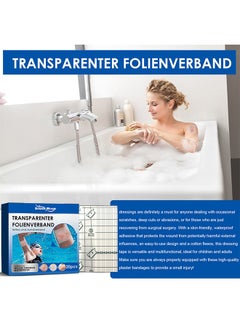 SOUTH MOON Transparenter Folienver Band， Transparent Waterproof Patch, Stretch Adhesive Bandages, Tattoo Protective Transparent Film-20pcs  - Image 4