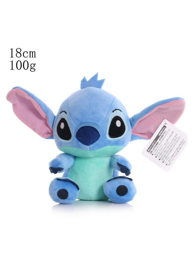 عام مجموعة من قطعتين لدميتين قط 18 سم من كرتون ليلو واستيتش، دمية محفظة ليلو واستيتش للفتيات والفتيان، مناسبة كهدايا عيد ميلاد وديكور منزلي. - Image 2