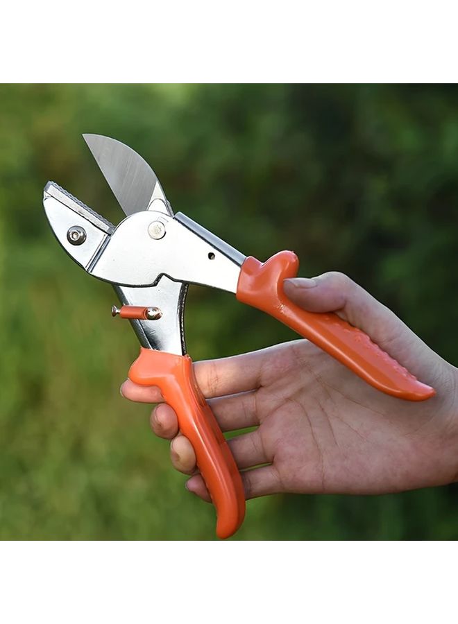 1pc SK5 High Carbon Steel Bypass Pruning Shears Tangerine Ergonomic Garden Scissors Sharp Clippers For Tree Shrub Maintenance Durable Metal Gardening Tool - Image 1