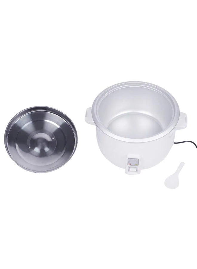 Large Capacity Electric Rice Cooker with Automatic Keep Warm Function – 5L Nonstick Pot, Stainless Steel Lid, 700W, White  - Image 3
