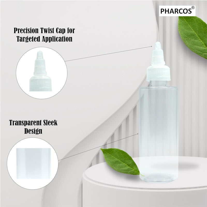 PHARCOS 100ml Twist Top Applicator/Hair Root Applicator (Twist Top Applicator PCK -10) - Image 4