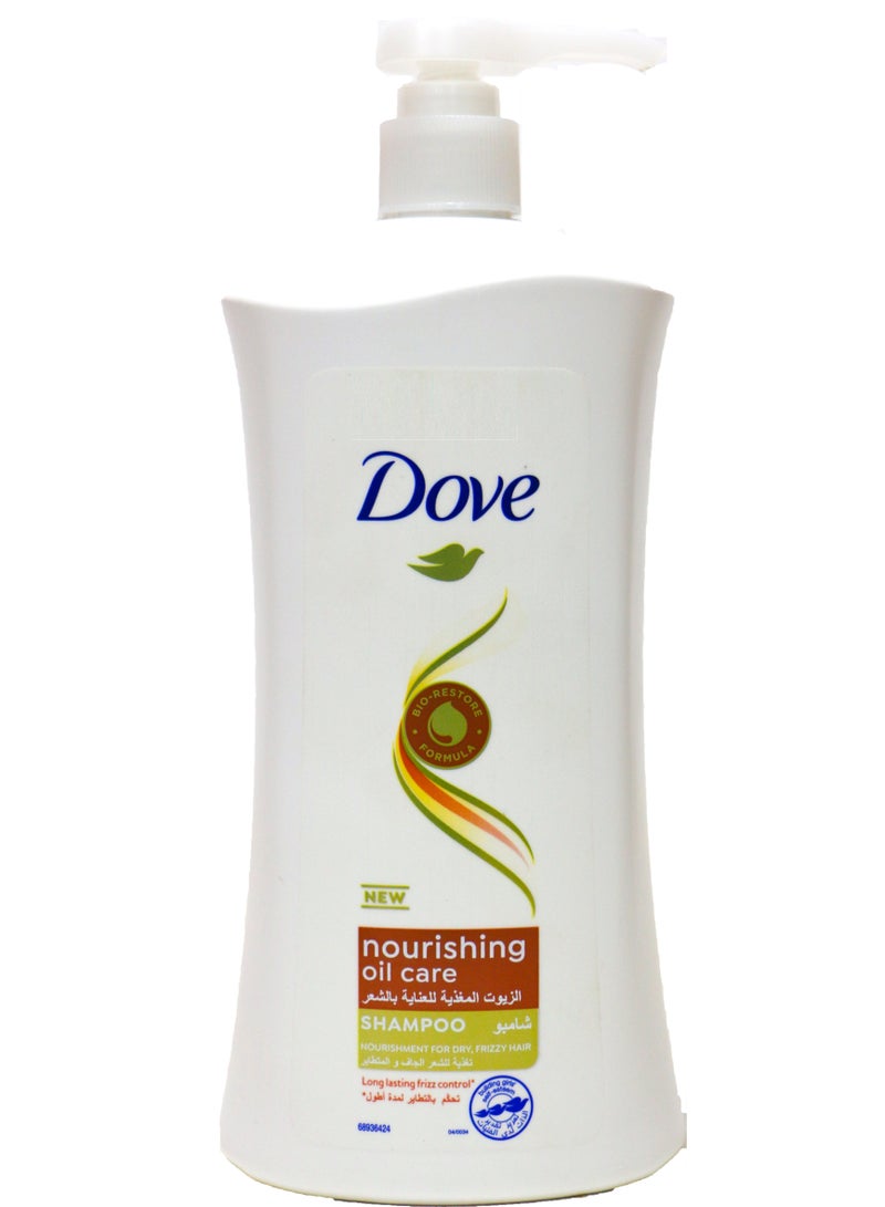 Dove Shampoo Nourishing Oil Care Hair - 1L ( May Vary Package ) - Image 2