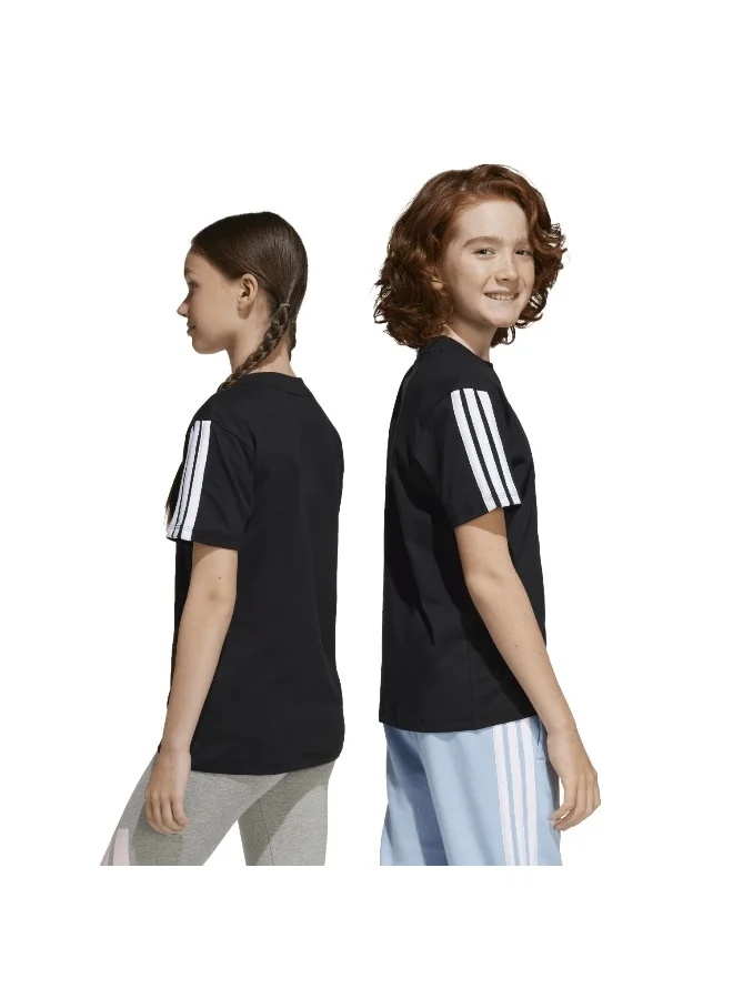 Adidas Adidas J 3S Tee 160 Black T-Shirt (Short Sleeve) T-Shirts For Kids