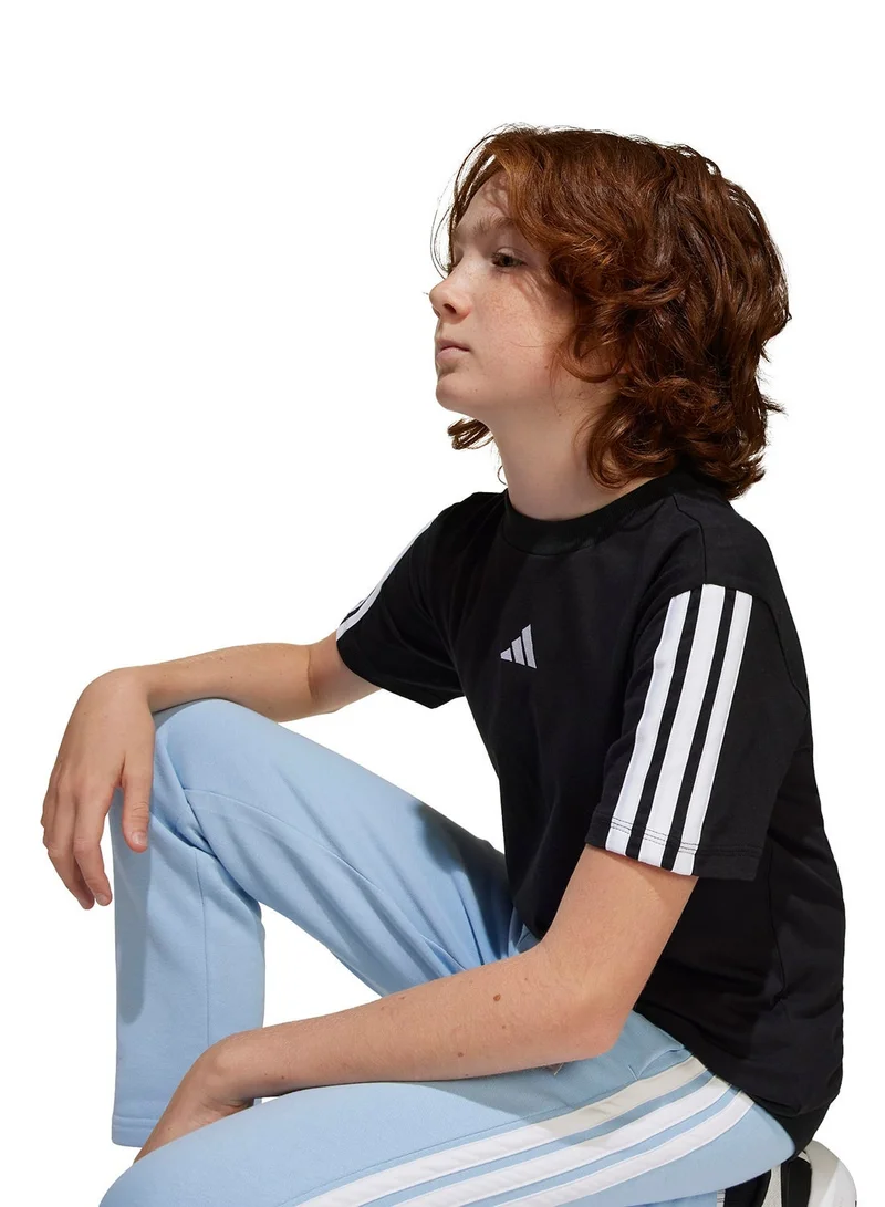 Adidas BLACK/WHITE Essentials T-Shirt  | Best Price UAE
