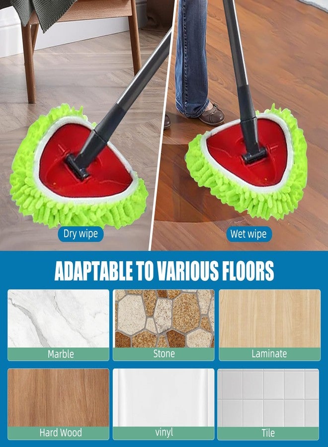 YWSHF Spin Mop Heads Replacements Compatible with Ocedar Easywring 1 Tank System 6 Pack Microfiber Chenille Mops Pad Refill for O Cedar Floor Clean,Washable Dry/Wet Use Dust Mops - Image 5