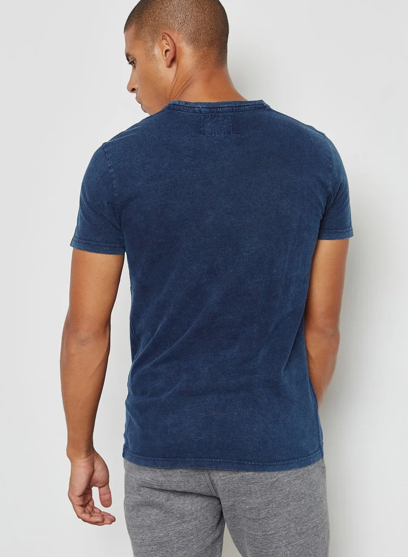 Superdry VINTAGE LOGO INDIGO T-SHIRT