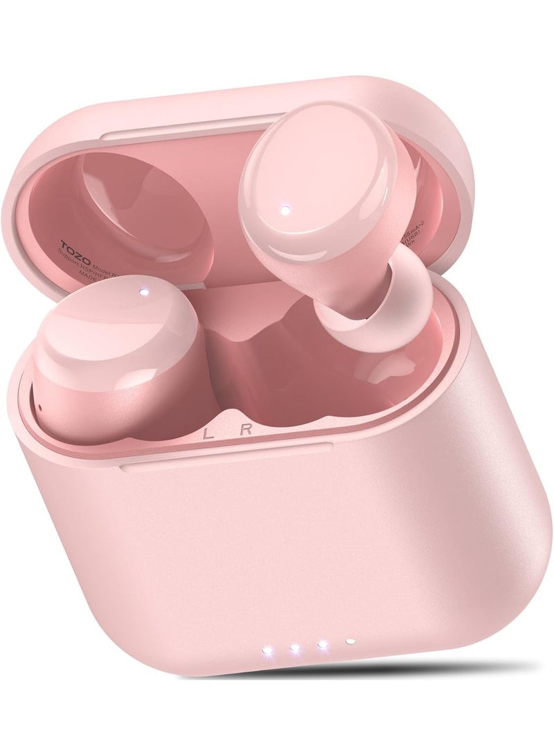 TOZO T6 Wireless Earbuds Bluetooth 5.3 Headphones, Ergonomic Design in-Ear Headset, 50Hrs Playtime with Wireless Charging Case, APP EQ Customisable, IPX8 Waterproof, New Upgraded Version - Image 1