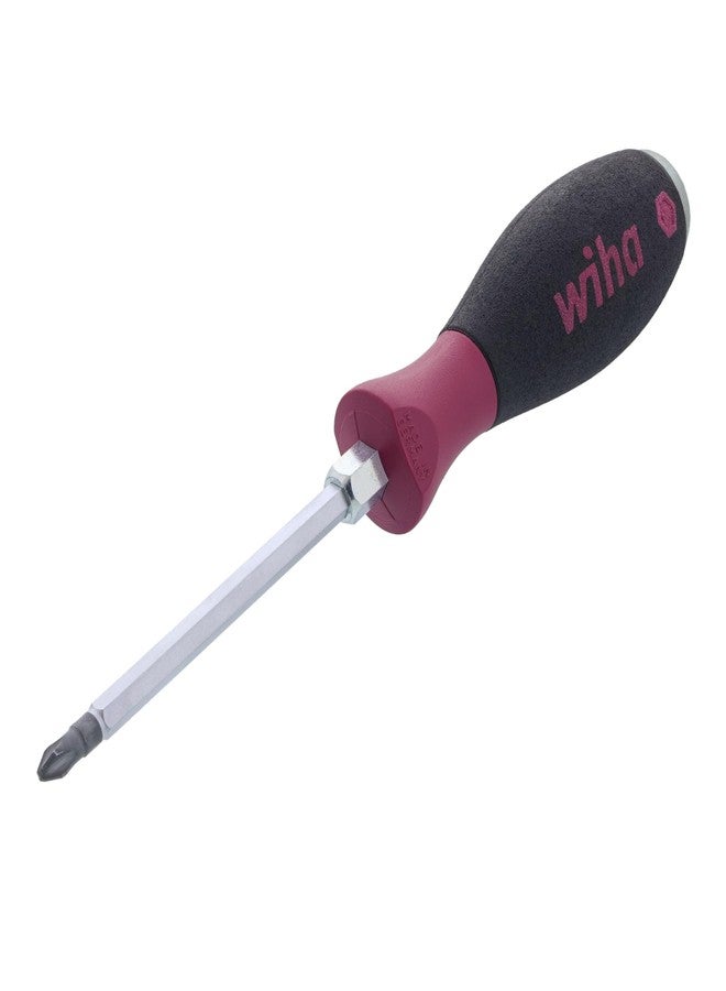 ويها مفك براغي فيليبس Wiha 53410، شديد التحمل بمقبض MicroFinish وغطاء فولاذي، 2 × 100 مم - Image 2