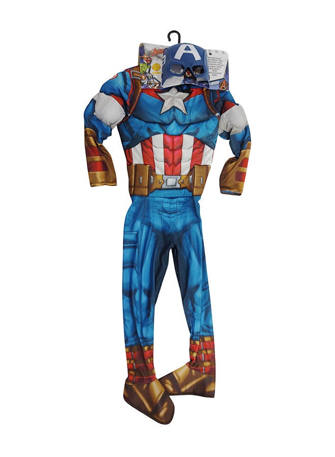 Rubies Costume Captain America Deluxe Child Costume - Image 1