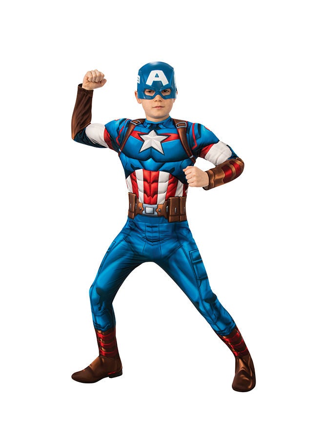 Rubies Costume Captain America Deluxe Child Costume - Image 2