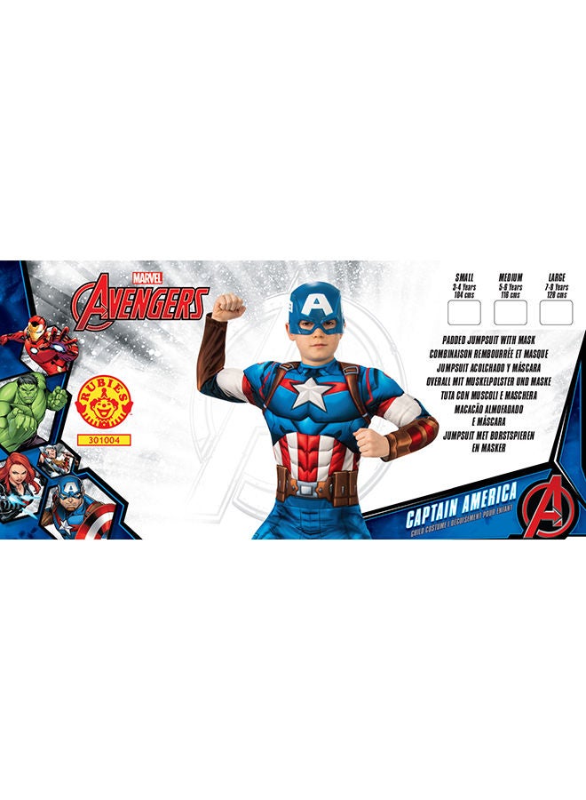 Rubies Costume Captain America Deluxe Child Costume - Image 3