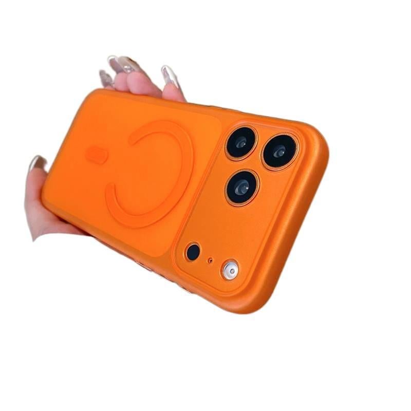 MagSafe iPhone 15 Pro Max TPU Case Protective for iPhone 15 15 Plus 15 Pro 15 Pro Max and Full Coverage in Orange - Image 1
