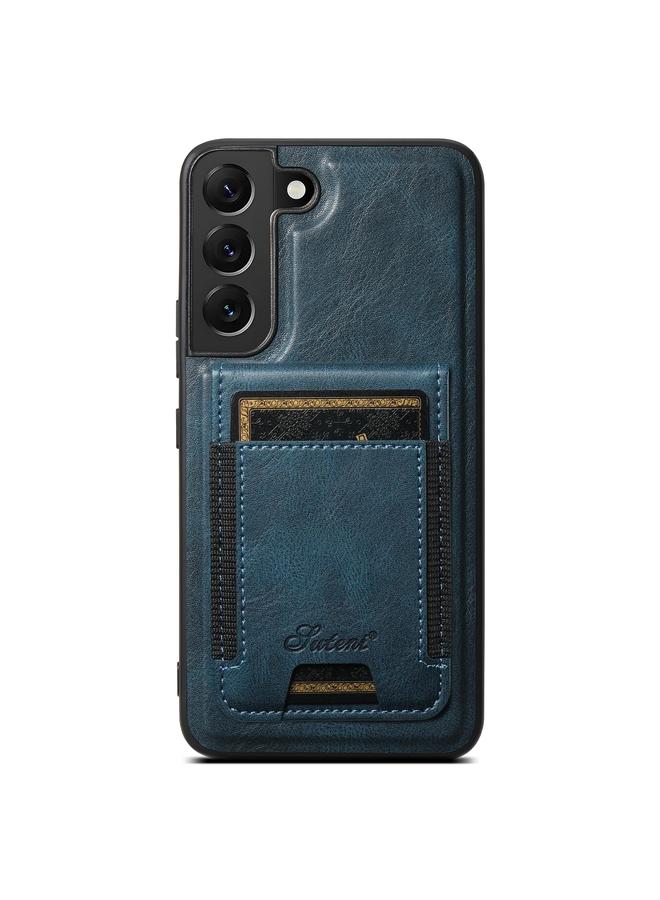 Suteni Case For Samsung Galaxy S22+ 5G H17 Oil Eax Leather MagSafe Detachable Wallet Phone Case - Image 1